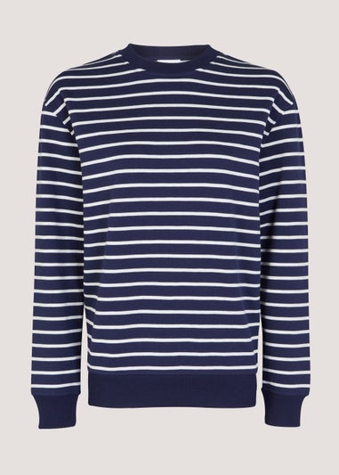 Navy Stripe Sweatshirt