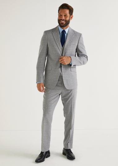 Taylor & Wright Washington Grey Tailored Fit Suit Jacket