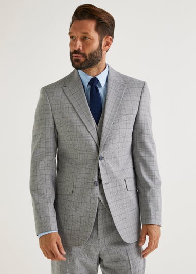 Taylor & Wright Washington Grey Tailored Fit Suit Jacket