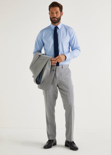 Taylor & Wright Washington Grey Tailored Fit Suit Trousers