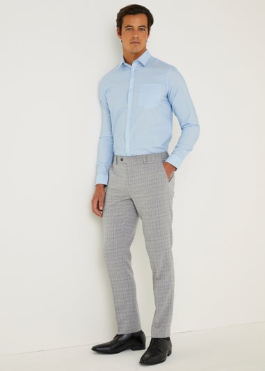 Broken Stitch Lancashire Blush Slim Fit Suit Trousers - Matalan