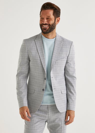 Taylor & Wright Washington Grey Skinny Fit Suit Jacket