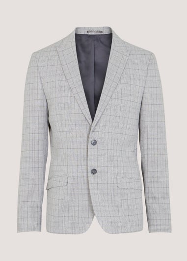 Taylor & Wright Washington Grey Skinny Fit Suit Jacket - Matalan