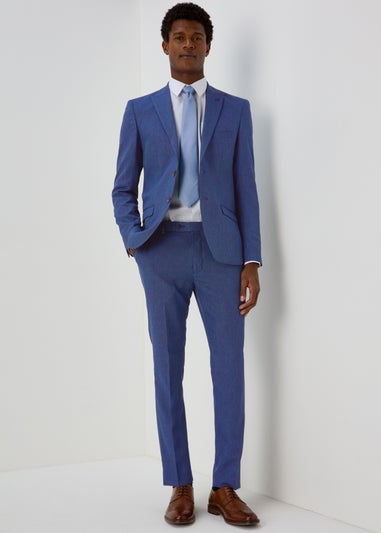 Taylor & Wright Douglas Blue Skinny Fit Suit Jacket