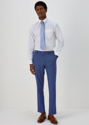 Taylor & Wright Douglas Blue Skinny Fit Suit Trousers