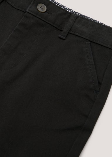 Boys Black Chinos (4-13yrs)