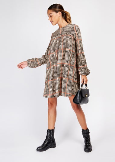 Girls on Film by Dani Dyer Check Print Mini Dress