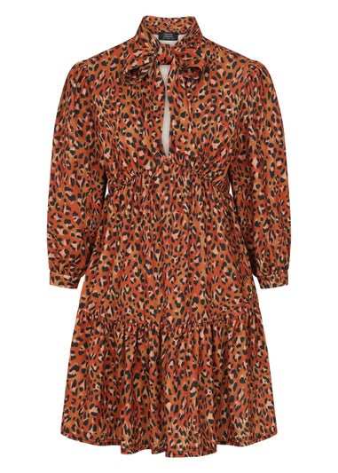 Girls on Film by Dani Dyer Animal Print Mini Dress