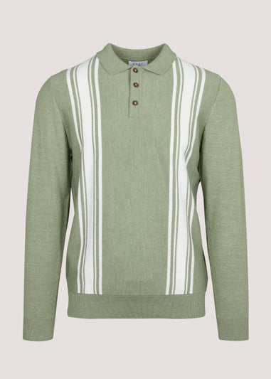 Sage Long Sleeve Polo Shirt