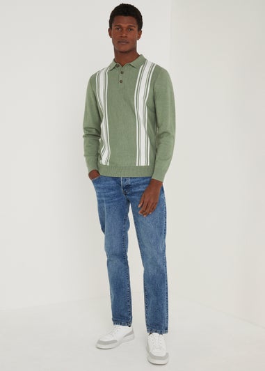 Sage Long Sleeve Polo Shirt