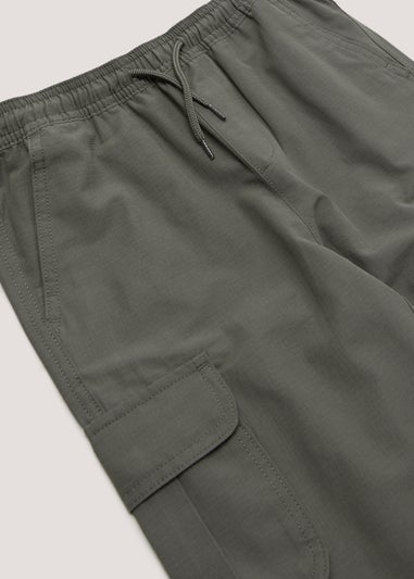 Boys Grey Cargo Trousers (4-13yrs)