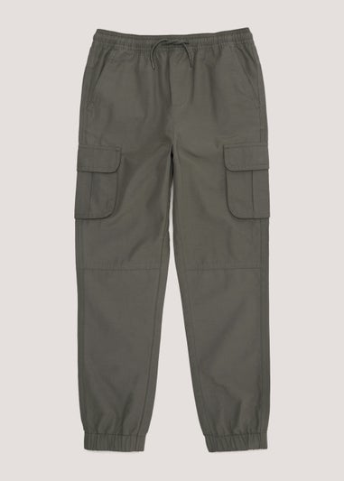 Boys Grey Cargo Trousers (4-13yrs)