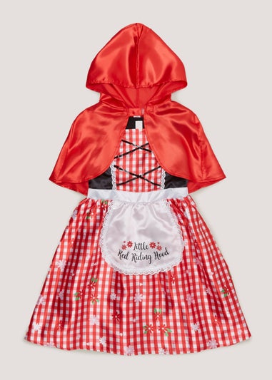 Kids Little Red Riding Hood Fancy Dress Costume (3-7yrs)