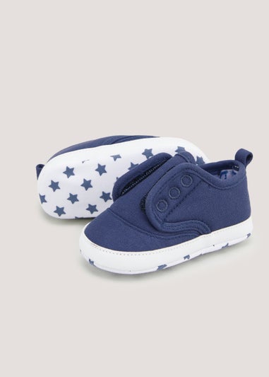 Blue Soft Sole Baby Shoes (Newborn-18mths)