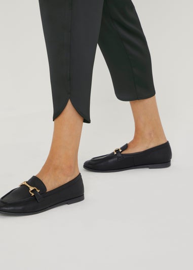 Et Vous Black Satin Joggers