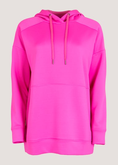 Souluxe Pink Modal Longline Hoodie