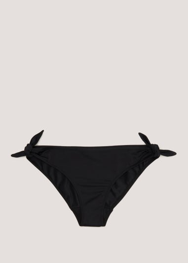 Black Twist Bikini Bottoms