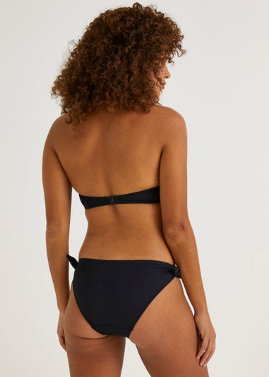 Black Twist Bikini Bottoms