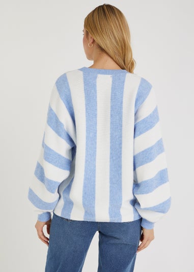 Papaya Petite Blue Stripe Jumper