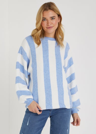 Papaya Petite Blue Stripe Jumper