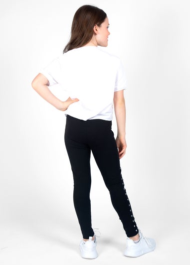 Girls Pineapple White Ballet Slouch T-Shirt (5-12yrs)