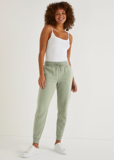 Khaki Tapered Joggers