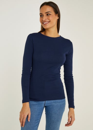 Navy Long Sleeve T-Shirt