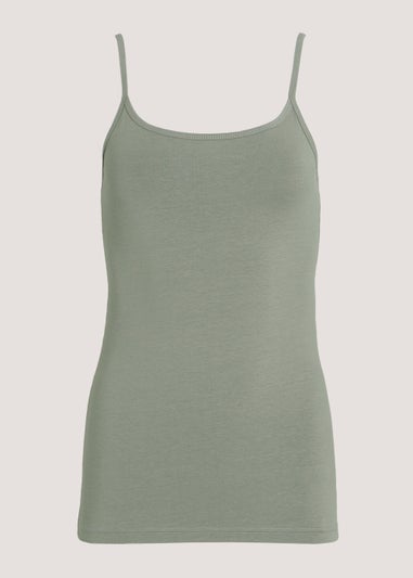Khaki Essential Cami Top