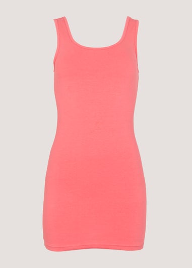 Coral Longline Vest Top