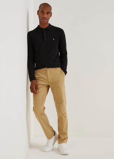 Farah Lawson Nude Twill Chinos