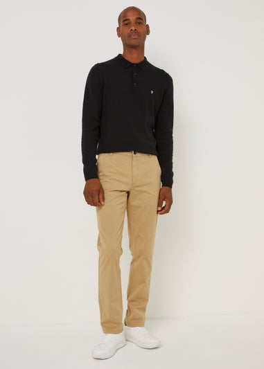 Farah Lawson Nude Twill Chinos