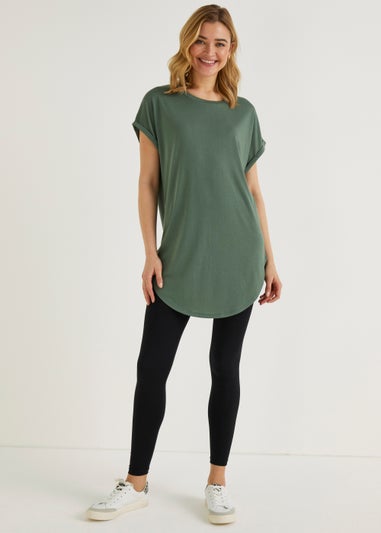 Khaki Longline Tee