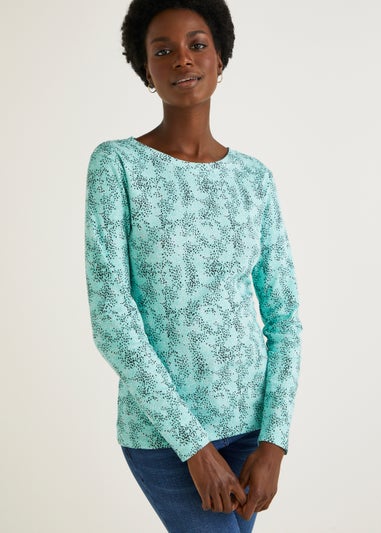 Green Mark Making Long Sleeve Top