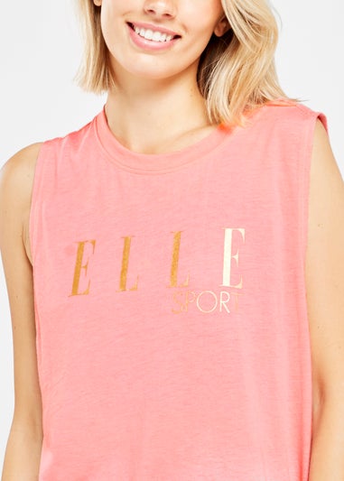 Elle Sport Peach Soft Touch Tank Top