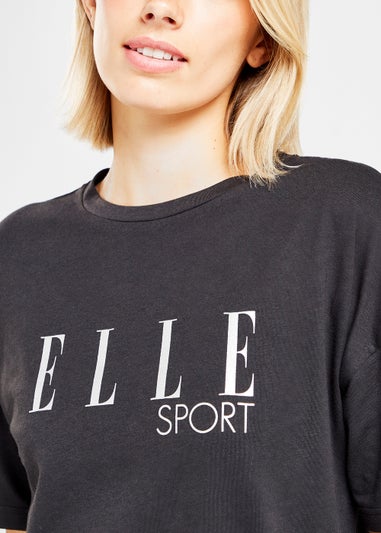 Elle Sport Black Graphic T-Shirt