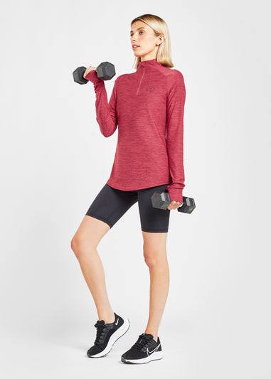 Elle Sport Pomegranate 1/4 Zip Top