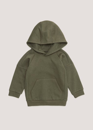 Boys Khaki Pique Hoodie (9mths-6yrs)