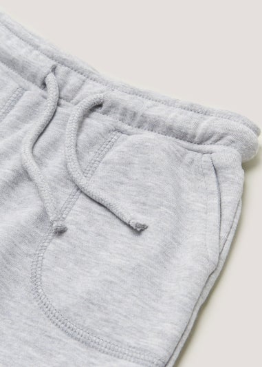 Boys Grey Jogger Shorts (9mths-6yrs)