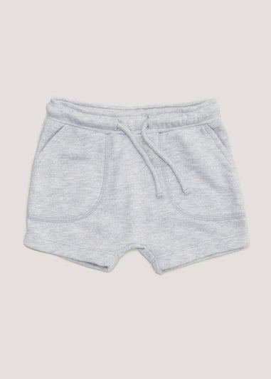 Boys Grey Jogger Shorts (9mths-6yrs)