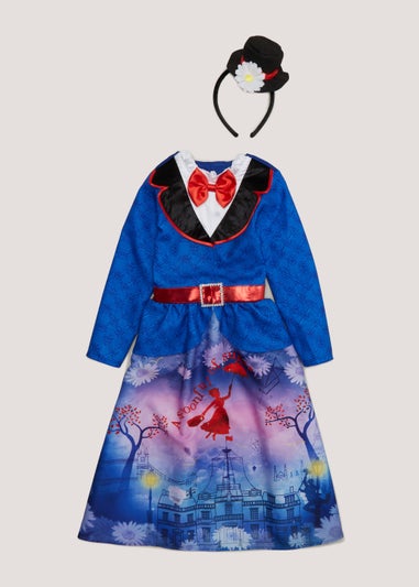 Kids Mary Poppins Fancy Dress Costume (3-9yrs)