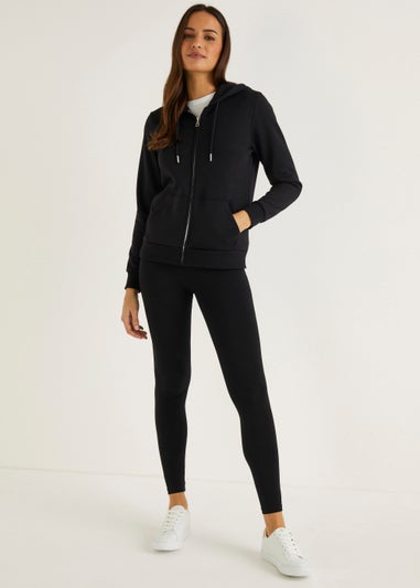 Black Zip Up Hoodie