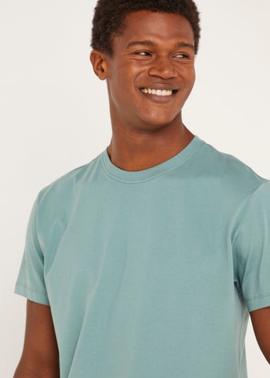 Teal Crew Neck T-Shirt