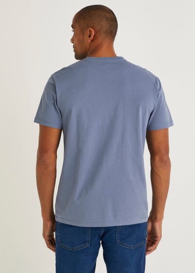 Blue V-Neck T-Shirt