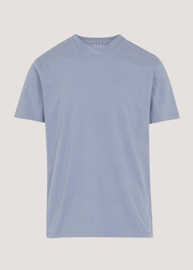 Blue V-Neck T-Shirt