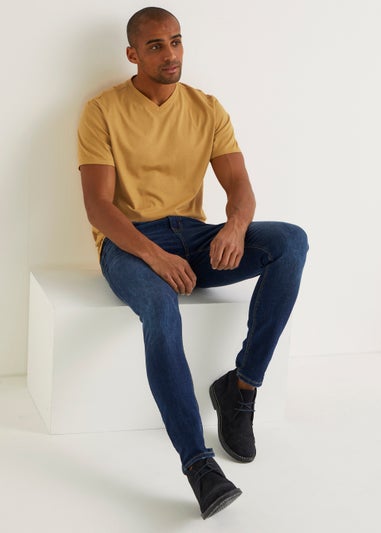 Mustard V-Neck T-Shirt