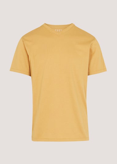 Mustard V-Neck T-Shirt