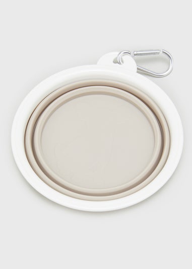 Natural Collapsible Pet Bowl (13cm)