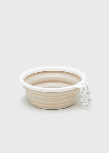 Natural Collapsible Pet Bowl (13cm)