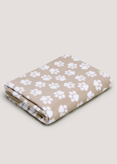 Natural Paw Print Pet Towel (120cm x 80cm)