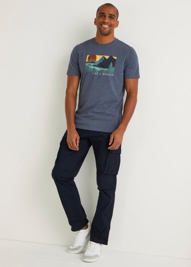 Blue Lost in Wonder Tee